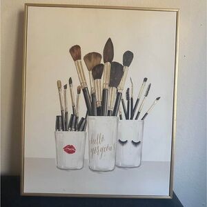 Makeup wall art